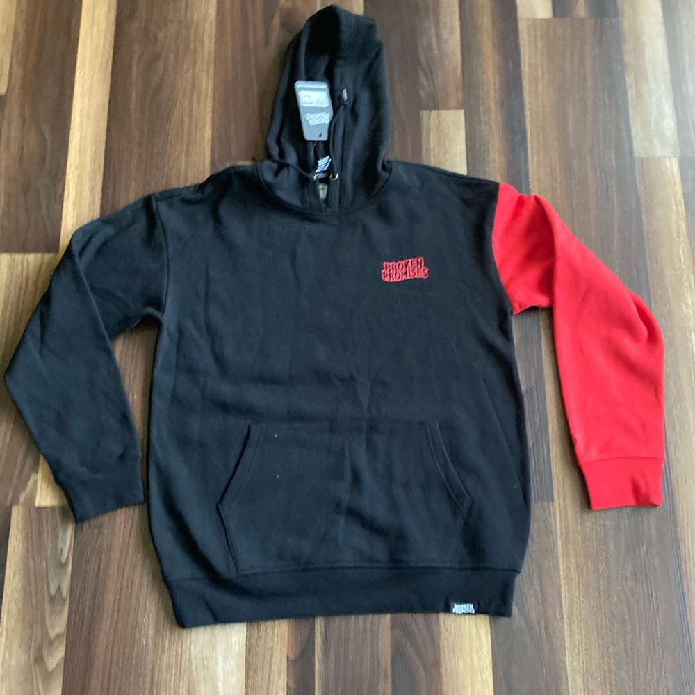 Black broken promises hoodie